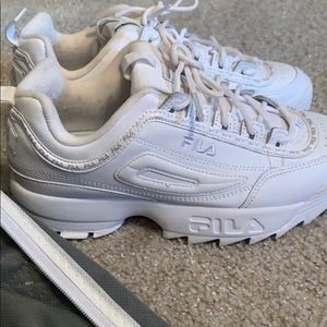 fila white sneakers